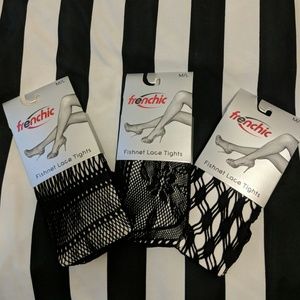 Fishnet Lace Stockings - Set of 3